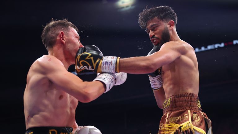 उद्दीन के पास पाउंड-दर-पाउंड पंच शक्ति है (फोटो: मार्क रॉबिन्सन/मैचरूम बॉक्सिंग)