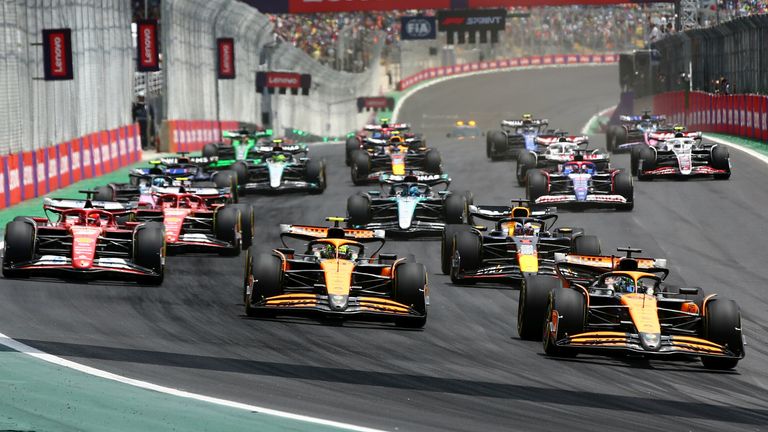 Sao Paulo GP start 2024