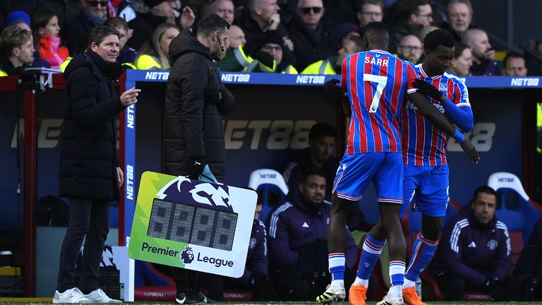 Ismaila Sarr sent off early in match against Manchester