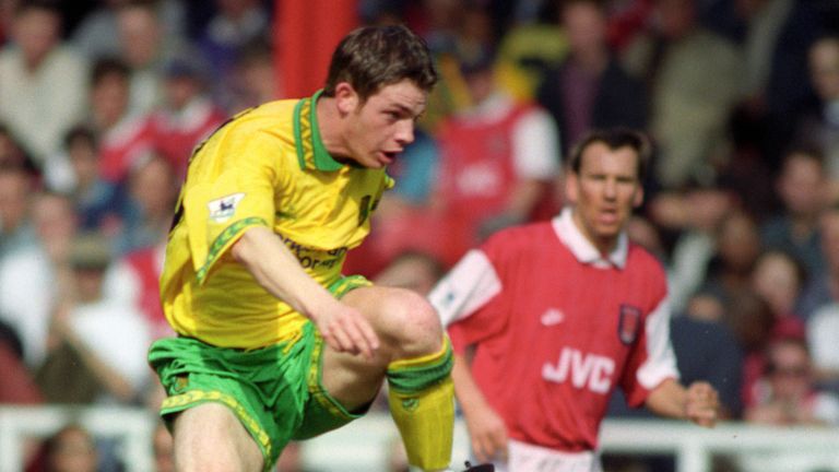 Cureton was playing for Norwich in the Premier League in 1994/95