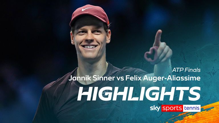 Jannik Sinner wins opening match in ATP Finals
