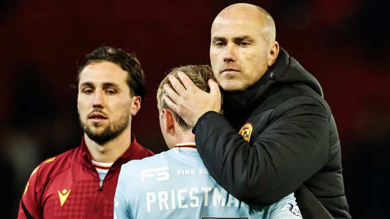 Motherwell's Jens Berthel Askou believes a draw was a fair result