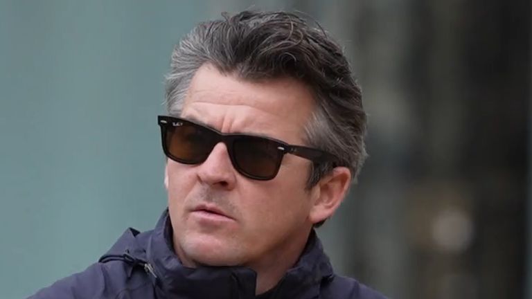 Joey Barton arrives at Liverpool Crown Court on November 3