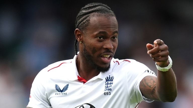 जोफ्रा आर्चर, इंग्लैंड टेस्ट क्रिकेट (पीए छवियाँ)