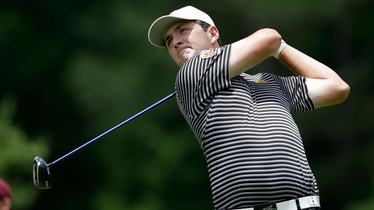Jon Rahm playing for ASU in the NCAA Division 1 men's golf championship in 2013