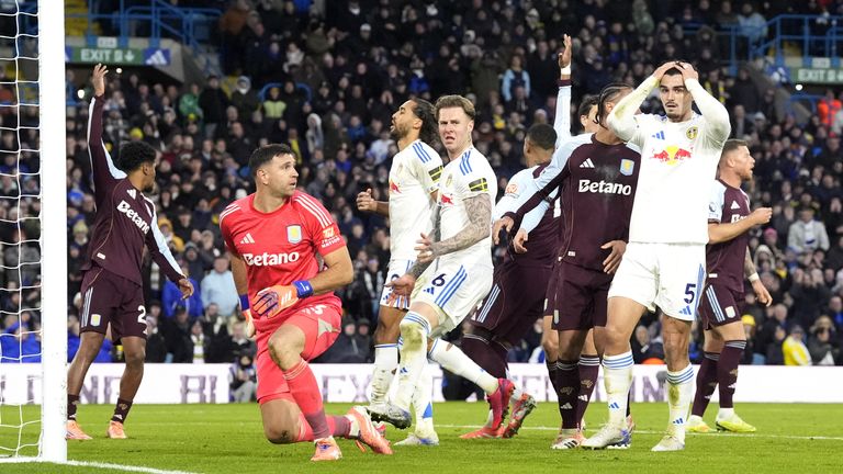Leeds creó 3 grandes oportunidades pero solo marcó 1 gol