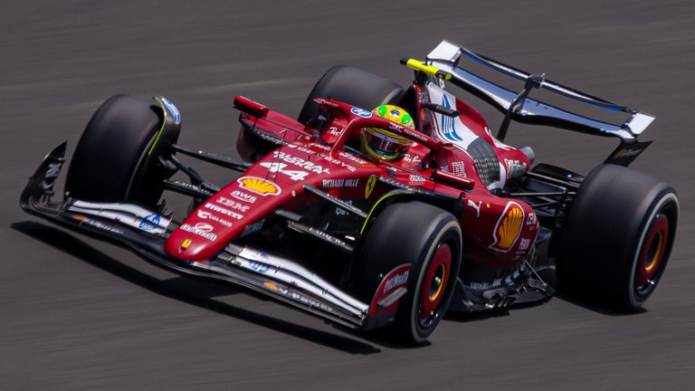 November 7th, 2025, Autodromo Jose Carlos Pace, Interlagos, Formula 1 MSC Cruises Grande Premio de Sao Paulo 2025, in the picture Lewis Hamilton (GBR), Scuderia Ferrari HP Photo by: Hasan Bratic/picture-alliance/dpa/AP Images