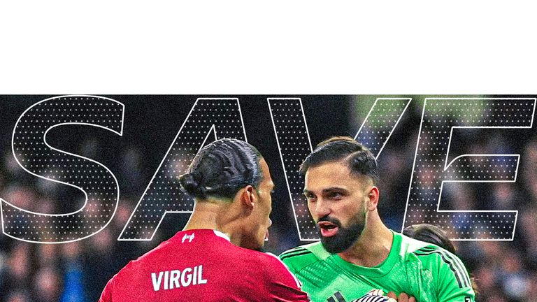 Liverpool save Haaland penalty.