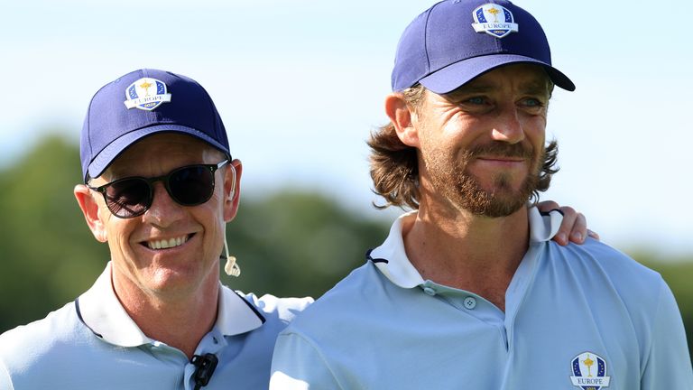 Tommy Fleetwood top-scored for Luke Donald's Ryder Cup team in New York