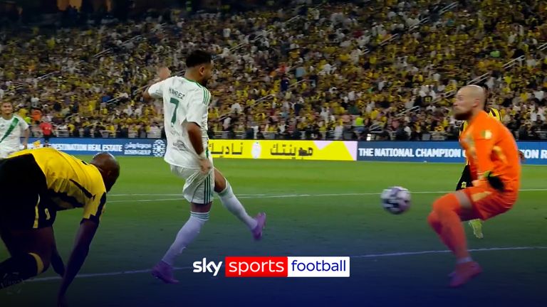 Riyad Mahrez goal gives Al Ahli victory over Al Ittihad in Saudi Pro League ‘Sea Derby’