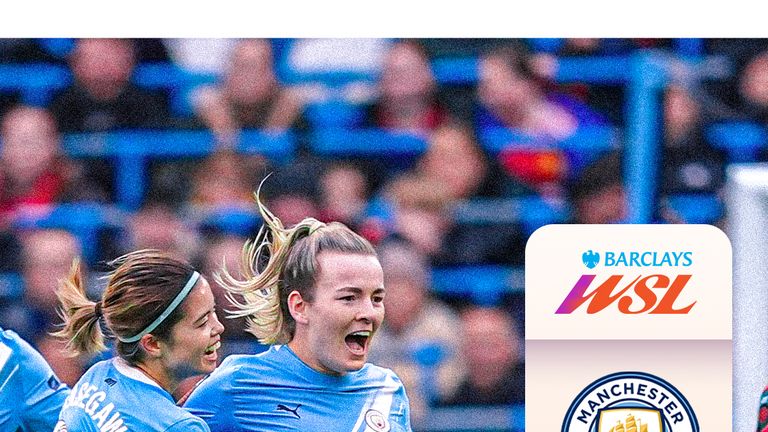 Highlights from the WSL match between Man Utd and Man City.