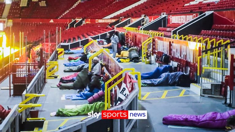 'Sleep out to help out | Old Trafford stages annual Sleep-out' event!
