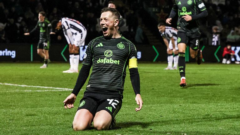 Celtic captain Callum McGregor won the game with a stoppage-time strike 