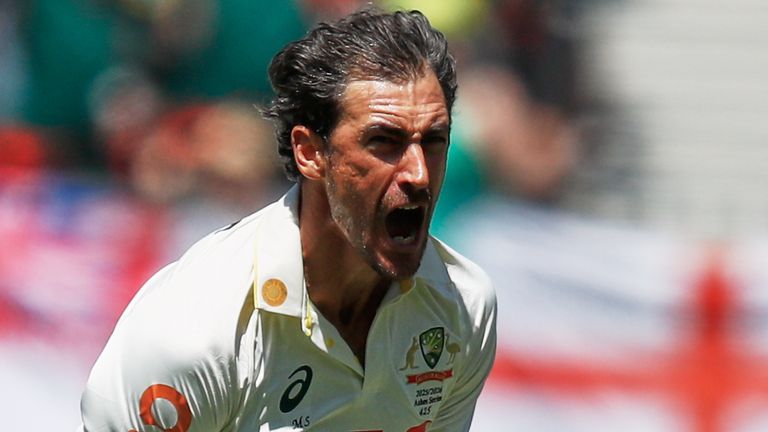 Australia's Mitchell Starc, The Ashes, Test Cricket (Associated Press)