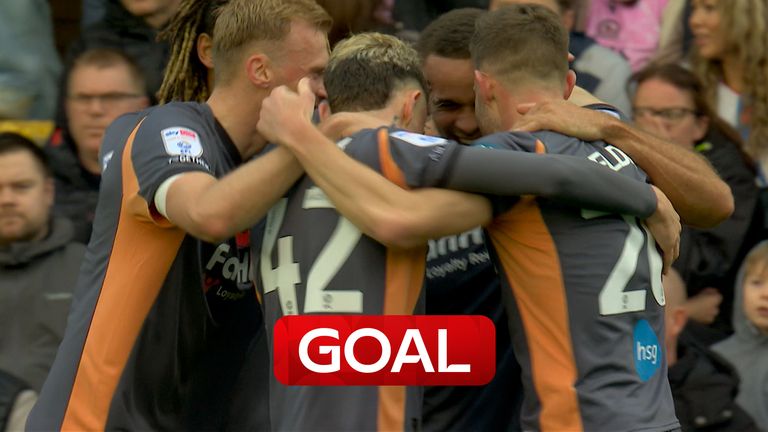 Carlton Morris goal for Derby v Blackburn