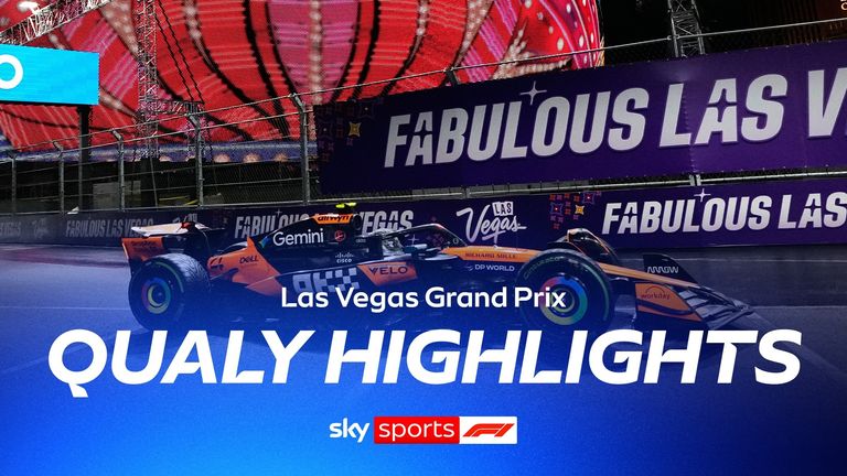 Highlights from qualifying at the Las Vegas Grand Prix.