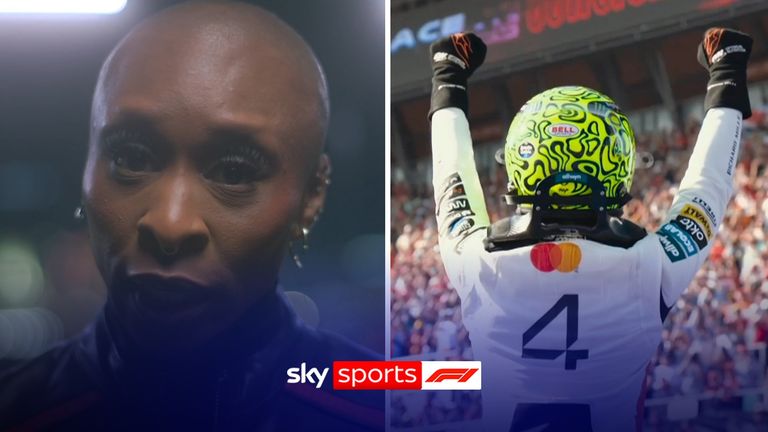 Wicked star Cynthia Erivo delivers an impassioned promo ahead of the Las Vegas Grand Prix!