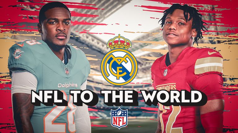 The NFL makes its debut in Spain at Real Madrid's iconic Bernabeu Stadium