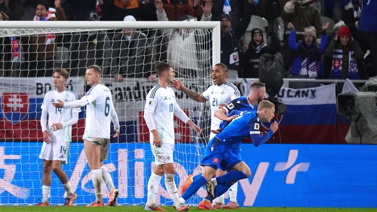 Northern Ireland's defeat to Slovakia ended their automatic hopes - but they will compete in the play-offs in March
