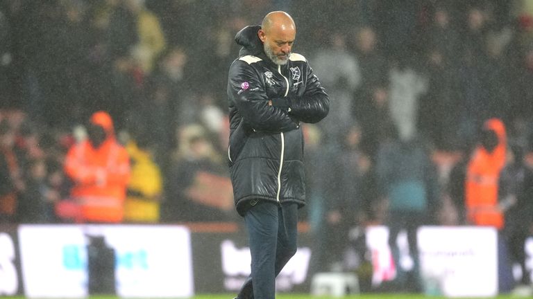 West Ham boss Nuno Espirito Santo has urged his players to improve their form away from home