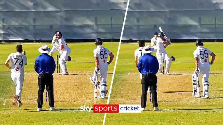 Ollie Pope hit a century during England's warm-up against the Lions