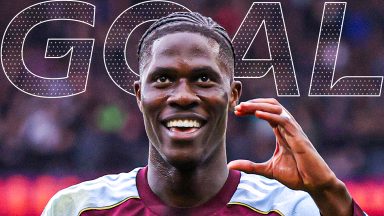 Onana scores for Villa against Bournemouth