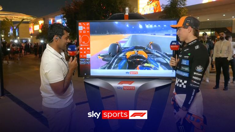 Oscar Piastri joins Karun Chandhok at the SkyPad to review his lap that earned him pole in the Qatar Grand Prix sprint. 