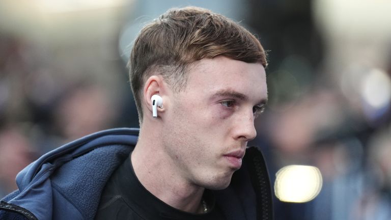 Cole Palmer is on the bench for Chelsea