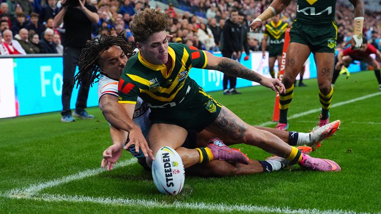 Dom Young was a whisker away from scoring for England 