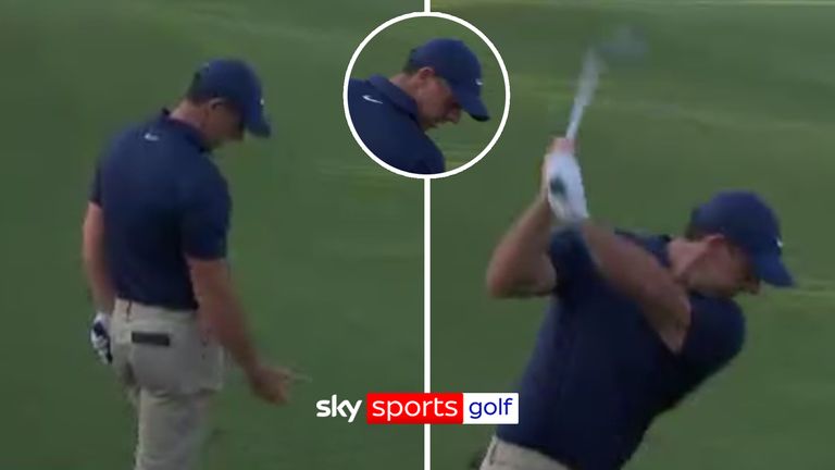 Rory McIlroy is annoyed