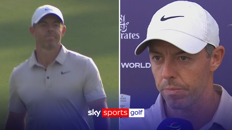 Rory McIlroy reflected on the third round of the DP World Tour Championship.