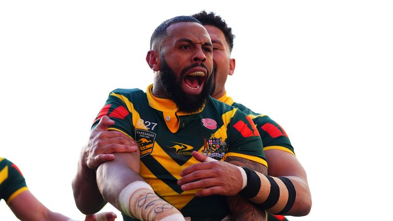 Picture by Olly Hassell/SWpix.com - 08/11/2025 - ABK Beer Rugby League Ashes - England vs Australia - Headingley Stadium, Leeds, England - J