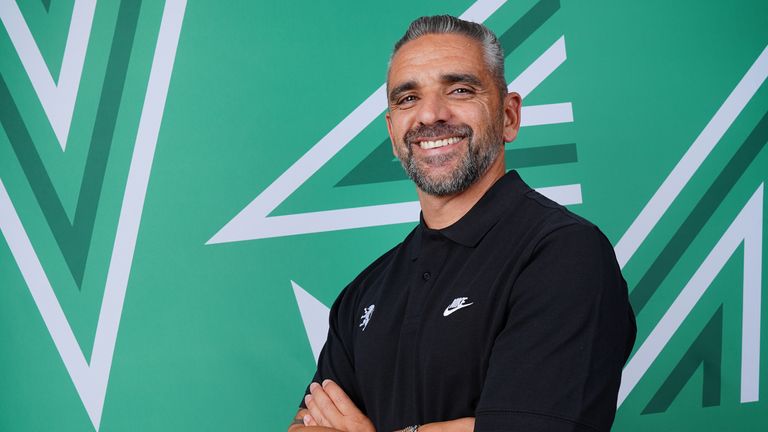 Head Coach Rui Borges of Sporting CP pose for a Photo during the Sporting Clube de Portugal Portraits - UEFA Champions League 2025/26 