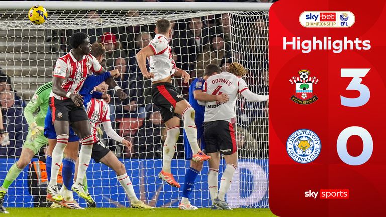 SOUTHAMPTON LEICESTER HIGHLIGHTS