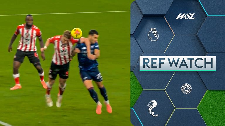 Ref Watch on Daniel Ballard elbow vs Arsenal