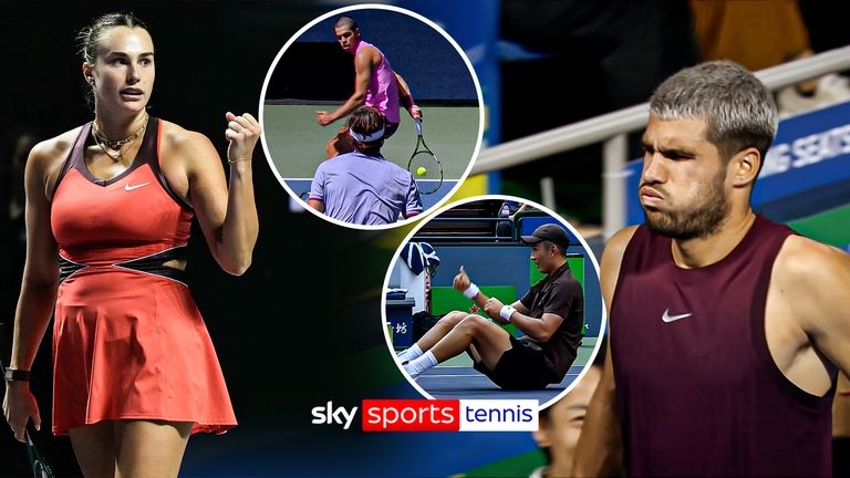 Aryna Sabalenka and Carlos Alcaraz among Jonathan Overend's favourite points of the year