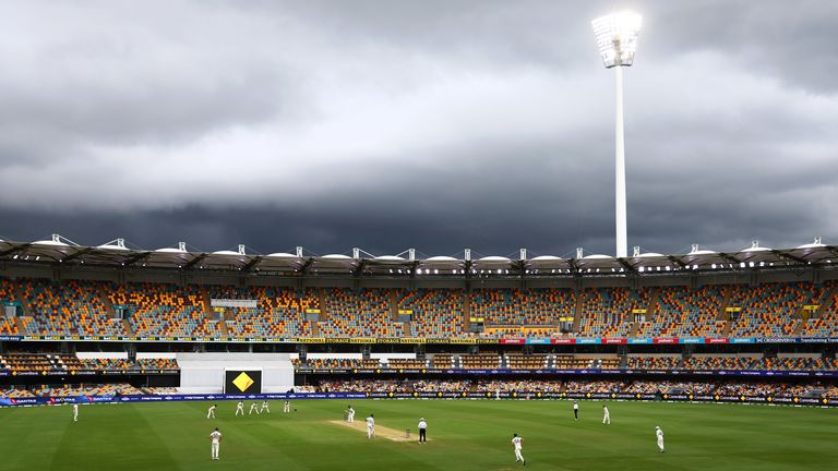 Thử nghiệm cricket ở Gabba, Brisbane, Úc (Hình ảnh Getty)