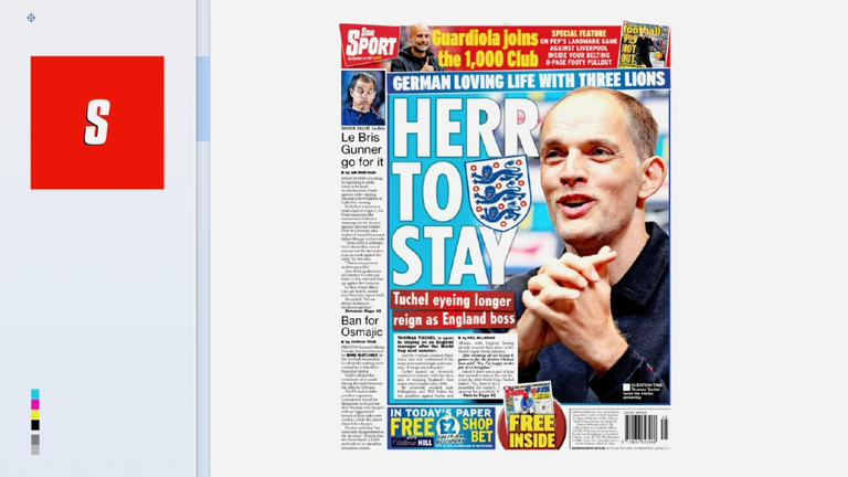 The back page of Saturday's The Star