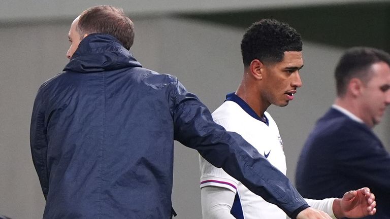 Thomas Tuchel has responded to Jude Bellingham's reaction to being substituted during England's 2-0 win against Albania