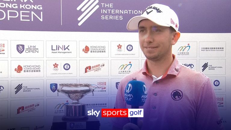 Following claiming victory at the Hong Kong Open, Tom McKibbin says he played &#39;some of the best golf I have ever played&#39; to win the event. 