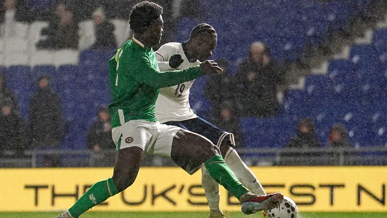 Tyrique George scored his second in as many U21 games to secure victory for England