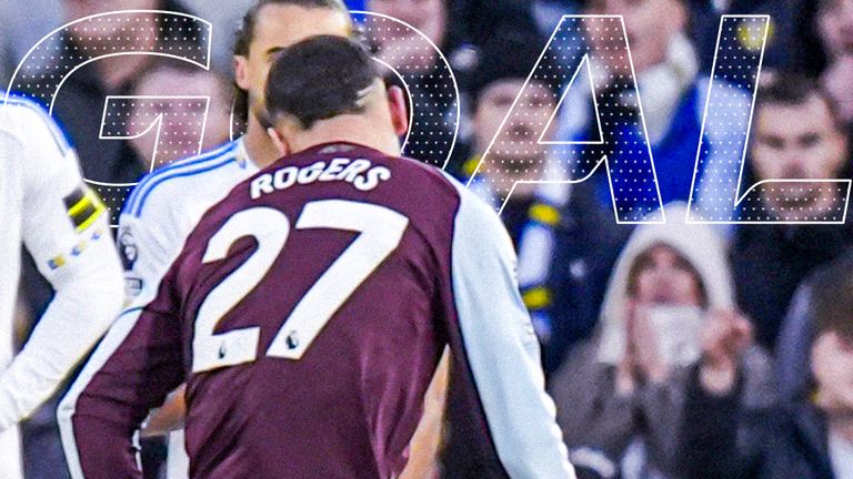 Rogers scores free kick for Villa