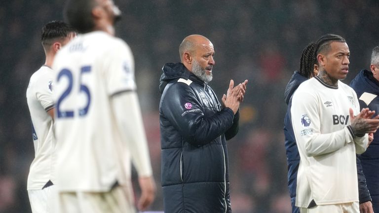 Nuno Espirito Santo's changes proved costly for West Ham