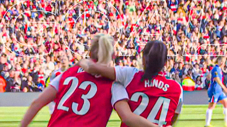 Arsenal's Russo scores against Chelsea