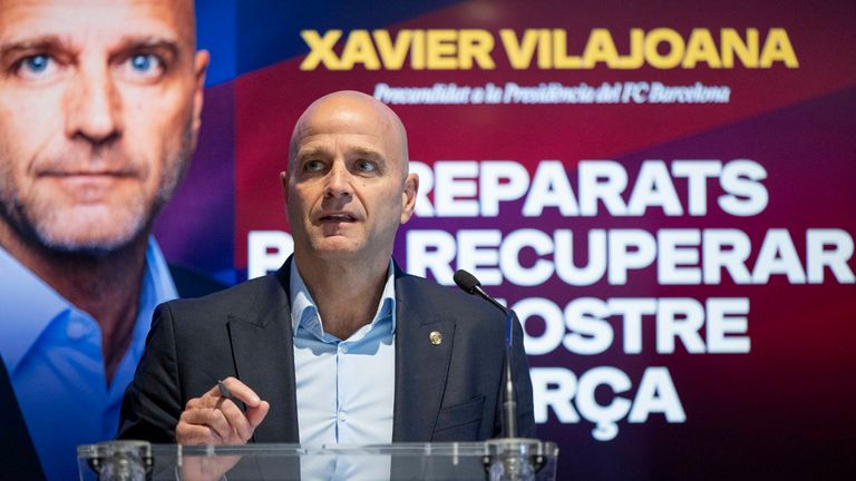 Xavier Vilajoana anunciou sua candidatura para se tornar o próximo presidente do Barcelona