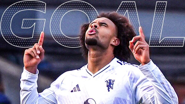 Zirkzee scores for Man Utd against Palace