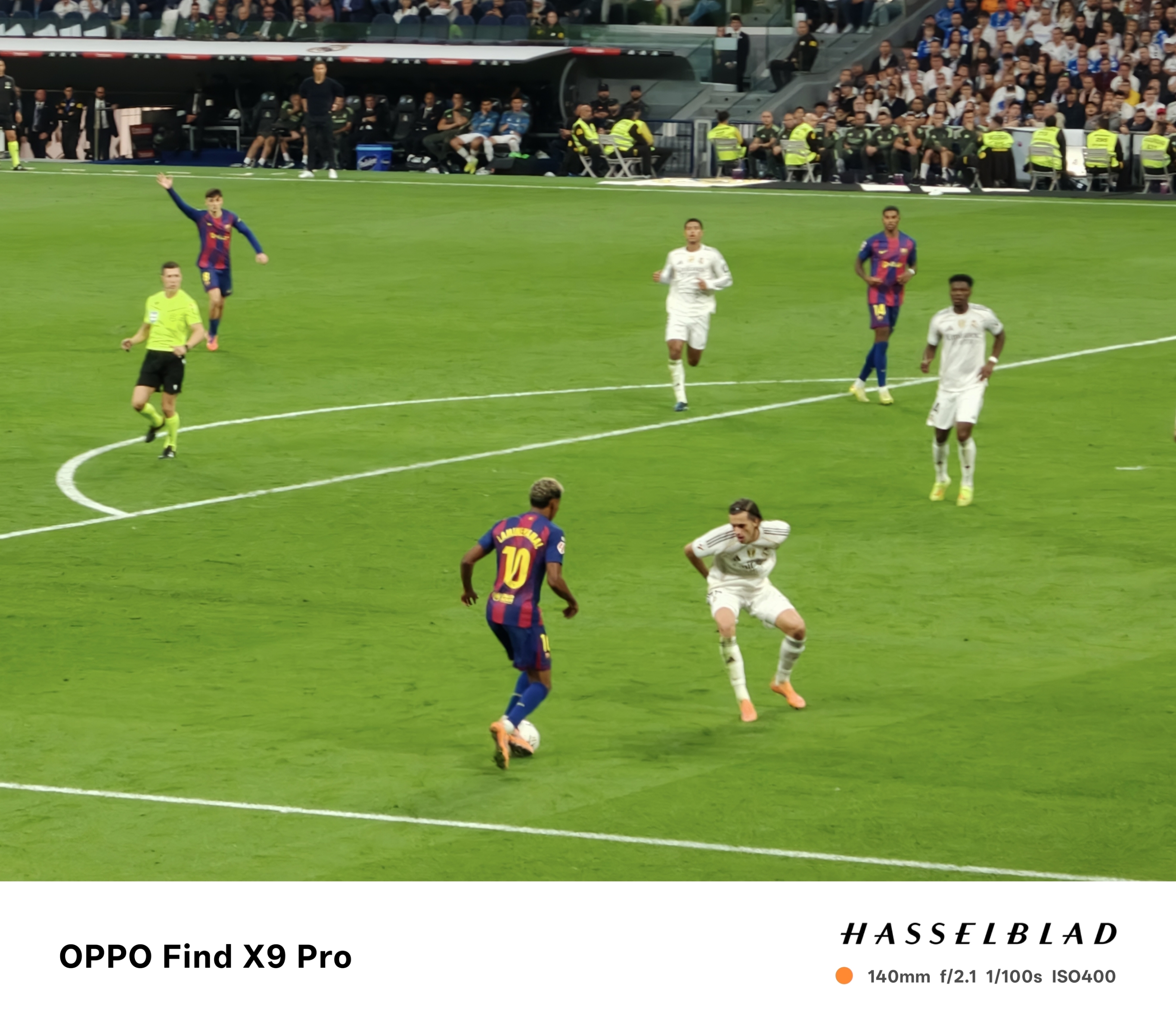 अल्वारो कॅरेरासने एल क्लासिको दरम्यान लॅमिने यामलला चिन्हांकित केले