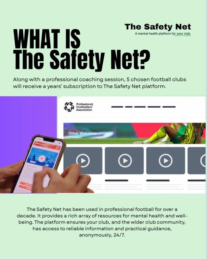 Safety provides mental health support to clubs