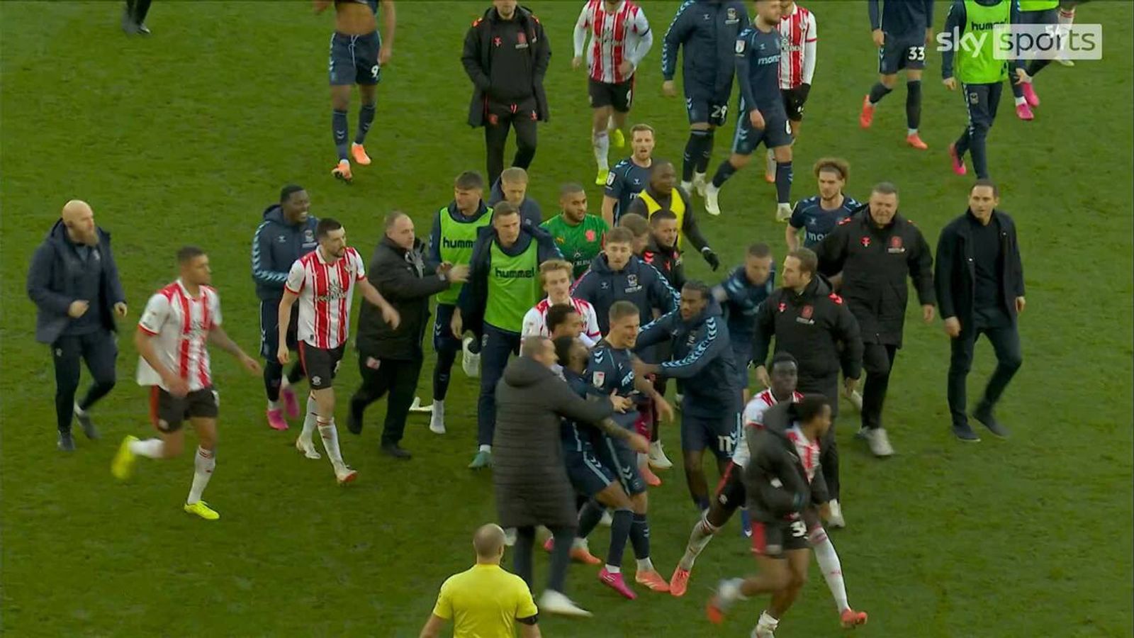 Lampard at centre of huge brawl as tensions spill over at St Mary's!