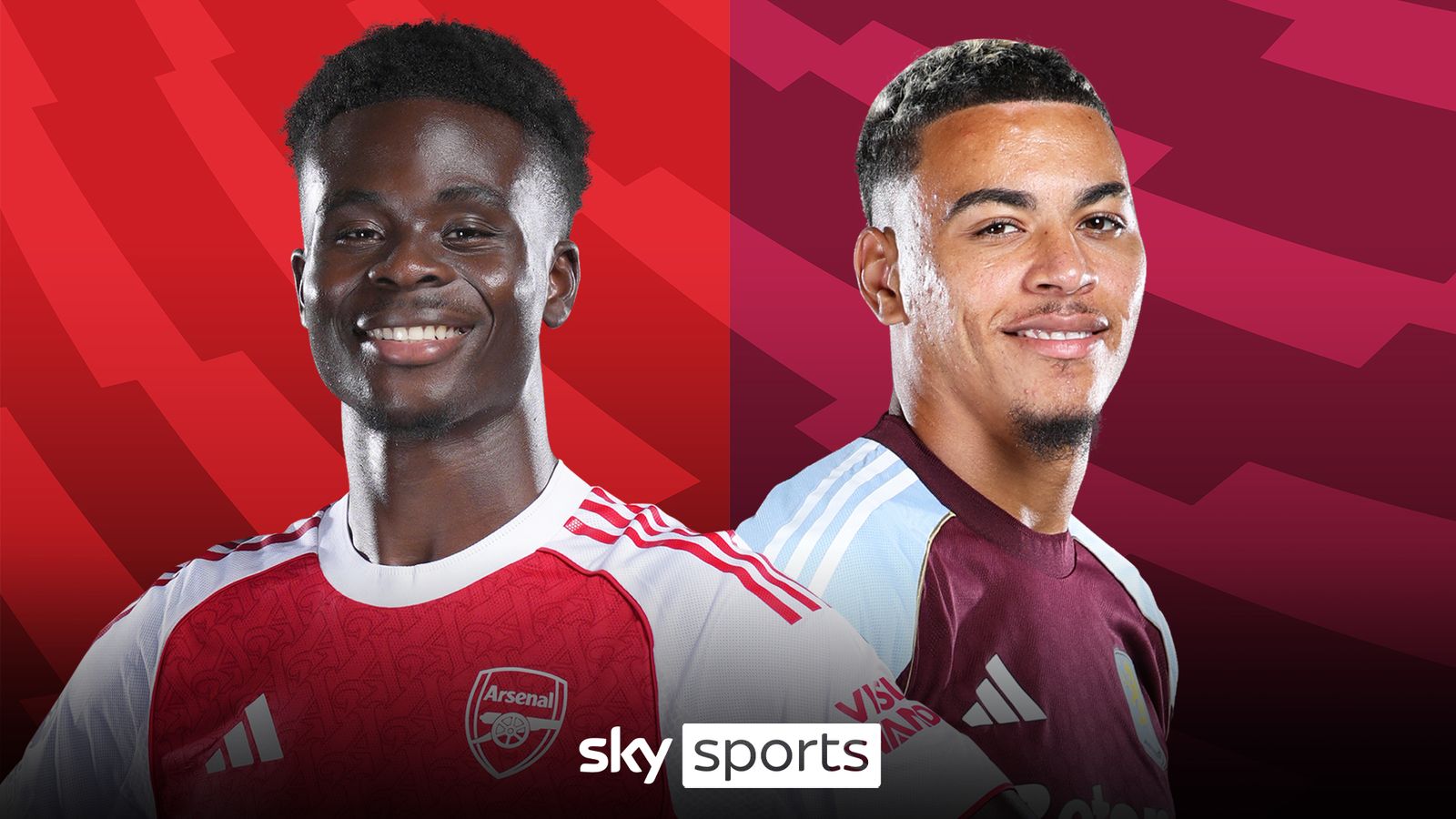 Arsenal vs Aston Villa 프리미어리그 경기 이미지